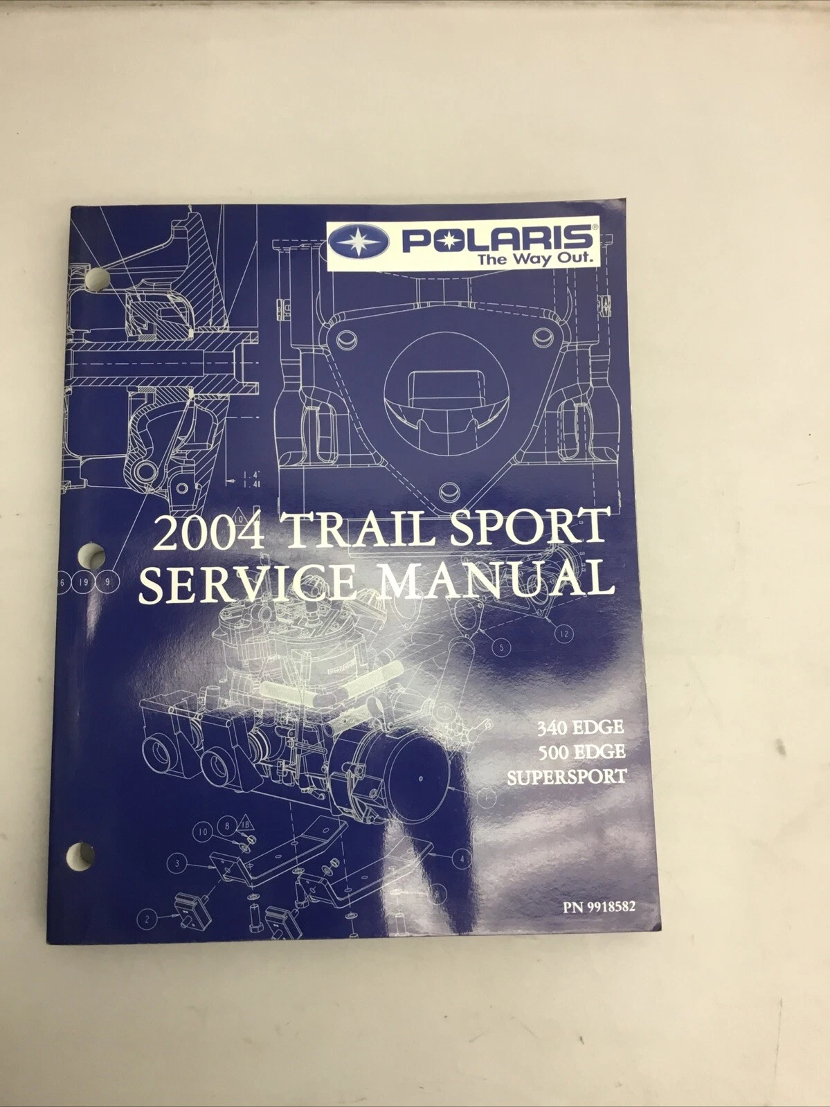 2004 Polaris 340 Trail 500 Edge Supersport Shop Repair Service Manual 9918582