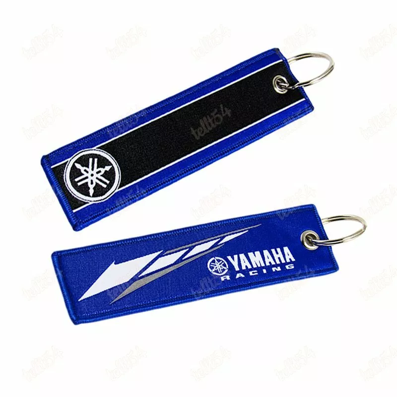 For YAMAHA Bike Double Side Keychain Backpack key Ring Cell