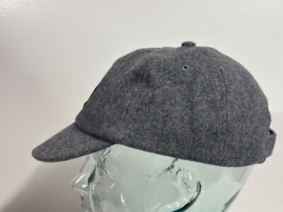 Kangol Gray Wool Cap Flannel Jockey  Short brim Baseball NEW One Size