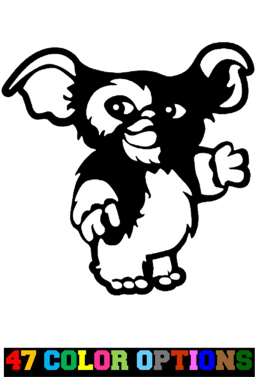 Vinyl Decal Truck Car Sticker Laptop - Movies Horror Gremlins