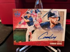 2022 Panini Diamond Kings DK Signatures Holo Blue 10/25 Connor Wong Rookie Auto 