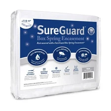 Twin Size SureGuard Box Spring Encasement - 100% Waterproof, Bed Bug Proof, H...