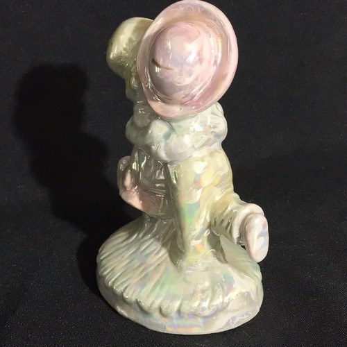VTG Japan Lusterware Children Dancing Hugging Iridescent Figurine Circa 1950’s - Picture 7 of 12
