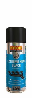 Hycote Farbsprühfarbe Aerosol XUK1001 schwarz VHT 400 ml x 10 schnelltrocknend