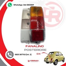 Fanale Posteriore Destro Fanalino Stop Dx FIAT 500 EPOCA F L R Dal 1965 In poi