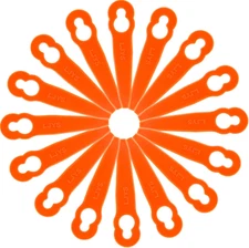 100Pcs Replacement Plastic Blades Accessories for STIHL Polycut 2-2 FSA 45 