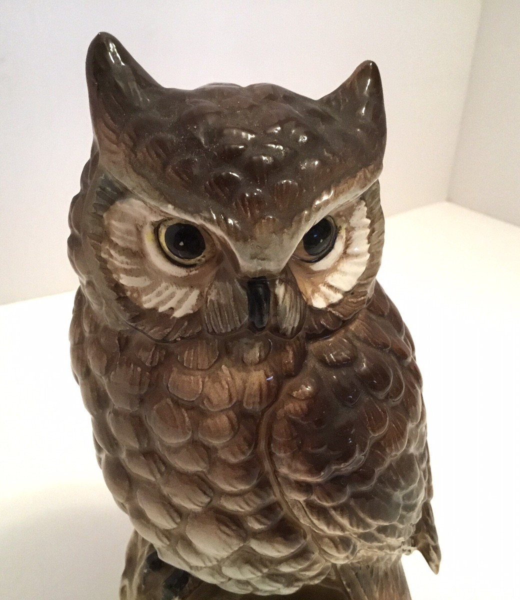 owl様 Yukio Katsuta “Owl” 95/130 Hand-Colored Lithograph Signed
