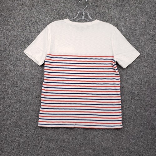 Gap Kids T-Shirt Girls 2XL XXL White Basic Striped Pocket Short Sleeves Cotton - Picture 2 of 8