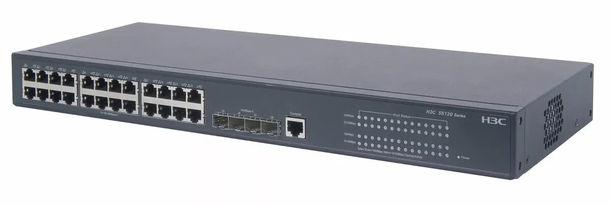HP A5120-24G SI JE074A 24-Port Gigabit Managed Switch w/ 4 SFP | eBay