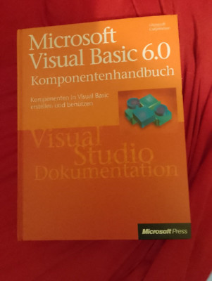 Microsoft Visual Basic 6.0 Komponentenhandbuch, sauber, wie neu.