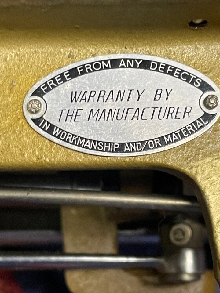 Vtg Fleetwood Deluxe Sewing Machine Gold 43210 Zig Zag Master Dial eBay