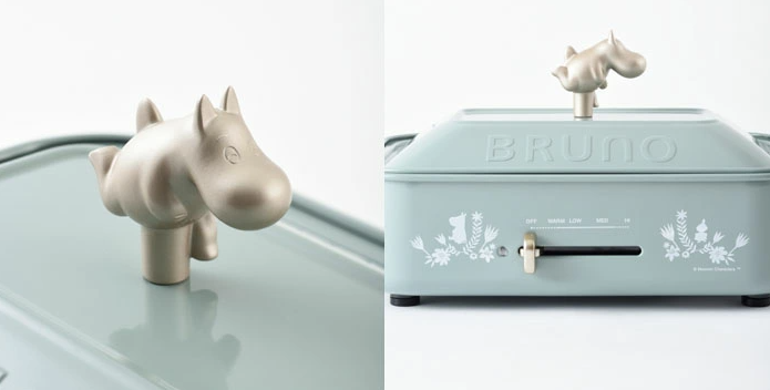 Bruno ​Moomin compact Hot plate 3 Piece Set Electric griddle