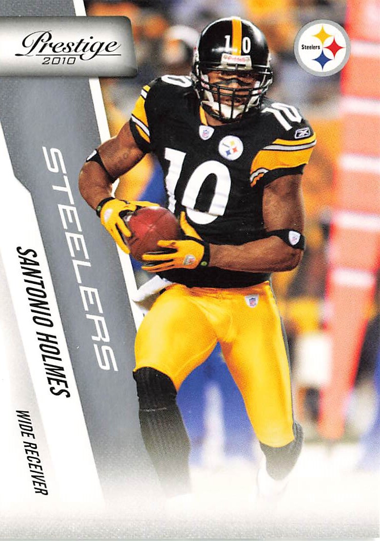 2010 Panini Prestige #159 Santonio Holmes Pittsburgh Steelers