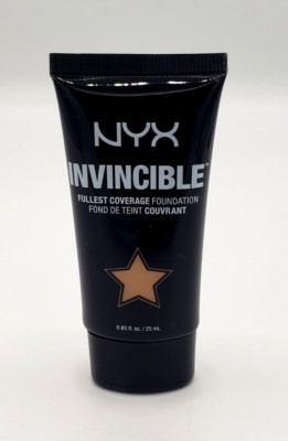 NEW NYX Invincible Fullest Coverage Foundation 25ml / 0.85fl oz INF06 MEDIUM