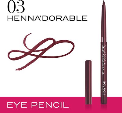 Bourjois Twist Matic Kajal – Farbe 03 Henna’Dorable, Praktischer Drehkajal