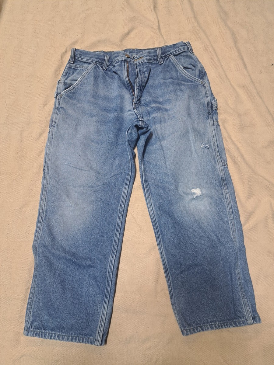 パンツ Carhartt flannel lined Carpenter Pants Men's Carhartt Flannel Lined Pants Work Dungaree - H.N. Williams