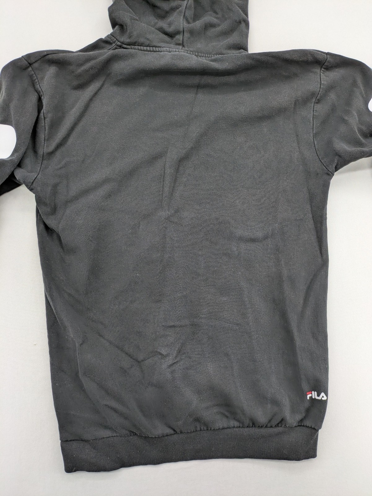 Fila Herren Kapuzenpullover Hoodie Größe S schwarz Big Logo Sweatshirt Pullover image 4