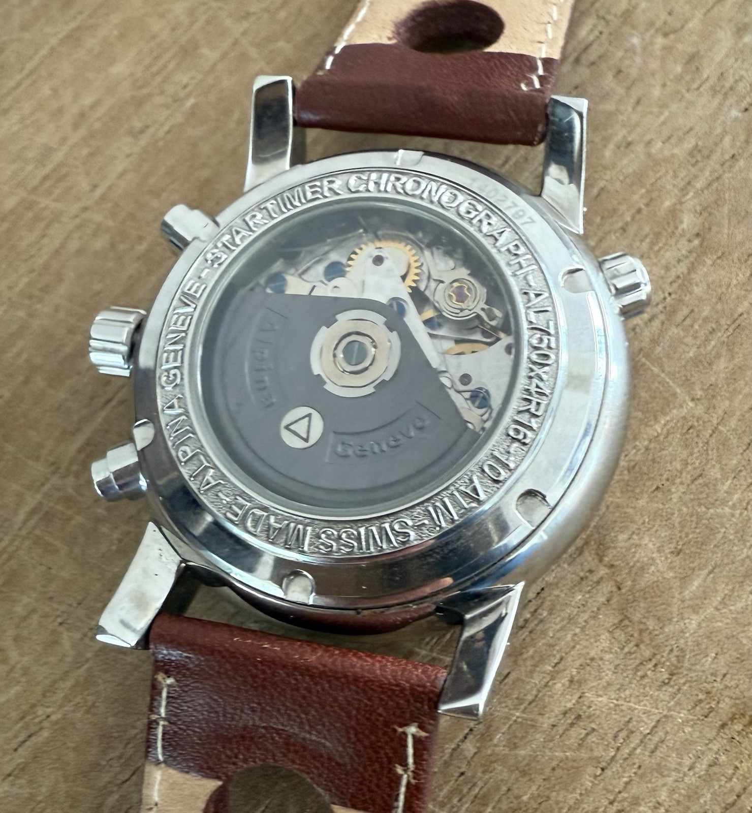 Alpina Startimer Chronograph Automatic Panda Dial… - image 11