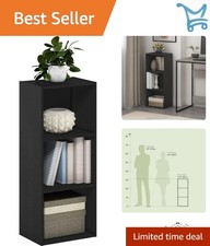 Book Shelf Blackwood 3-Cube Open Shelves Home Office Living Room Storage