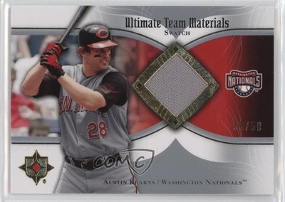 2007 Ultimate Collection Team Materials Swatch 50/50 Austin Kearns #UTM-AK s7f