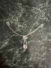 Vintage Superstar Era Crystal BARBIE Doll ~ RHINESTONE Clear NECKLACE