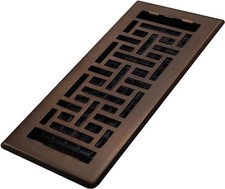 Decor Grates AJH410-RB Floor Register, 4x10, Oil Rubbed Bronze