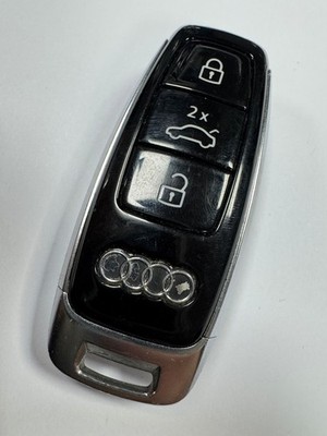 ORIGINAL AUDI 3 TASTEN FERNBEDIENUNG SMART SCHLÜSSELANHÄNGER GETESTET & FUNKTIONSFÄHIG 4N0959754CL!