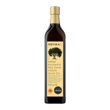 Odysea PDO Kalamata Extra Virgin Olive Oil, Glass Bottle 500ml