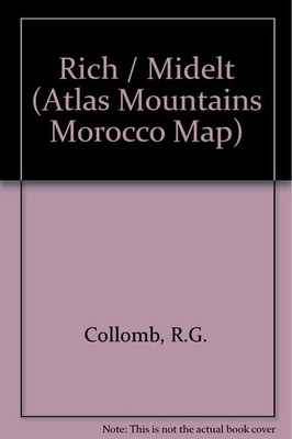 R.G. Collomb A.L. Wielochowski Rich / Midelt (Map) Atlas Mountains Morocco Map