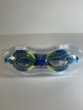 Kids Bling2O Swim Googles Blue and turquoise With Spikes NEW