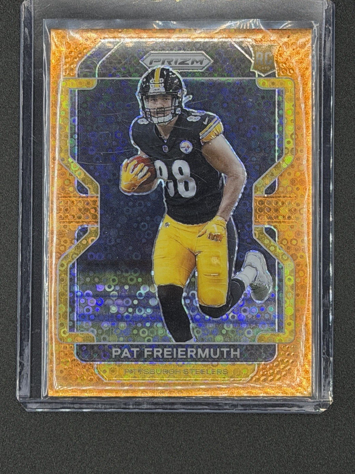 2021 Panini Prizm - Rookie Pat Freiermuth #362 Orange Disco Prizm (RC)
