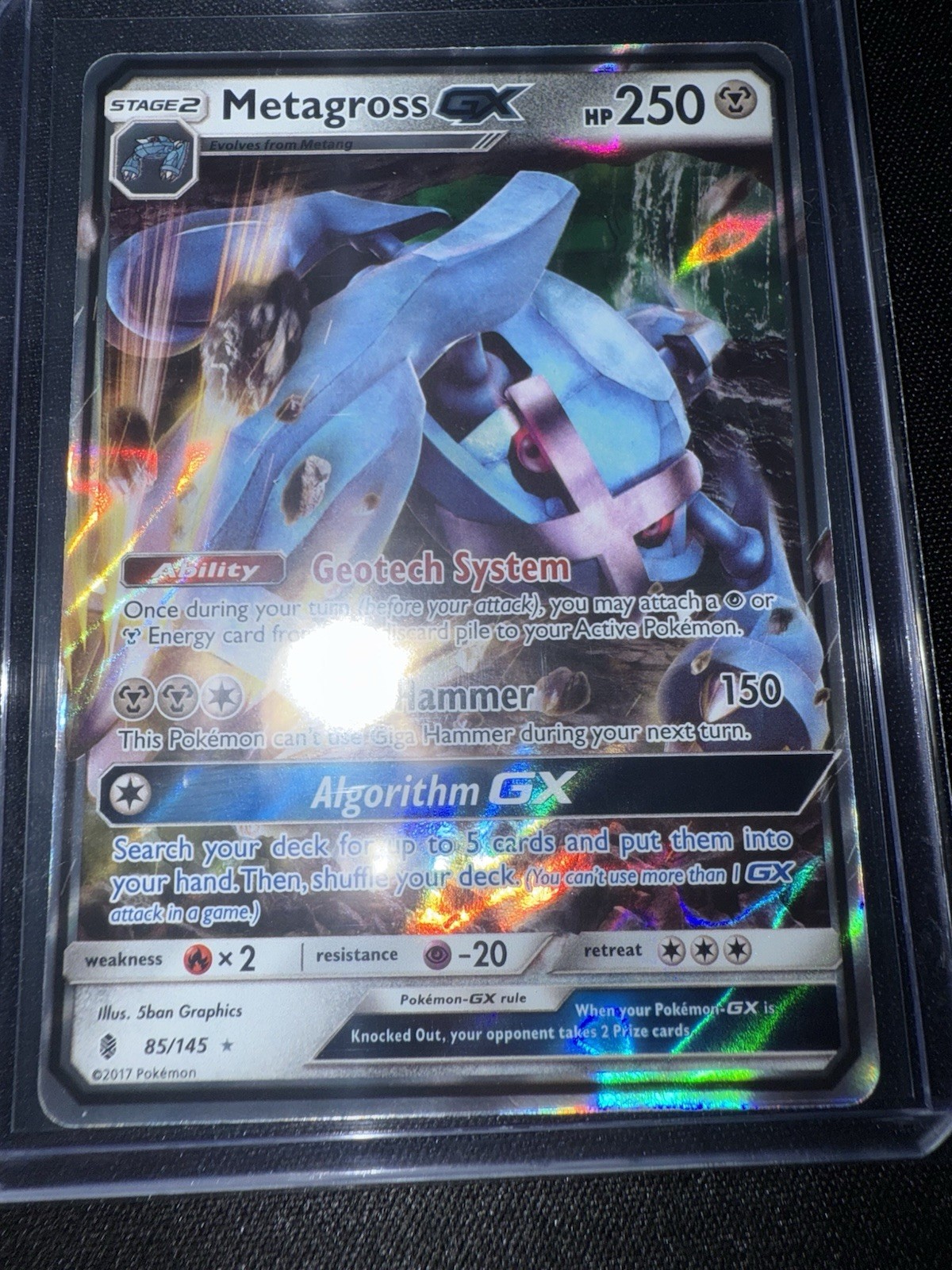 Metagross GX 85/145 Guardians Rising NM Ultra Rare Pokemon Card 