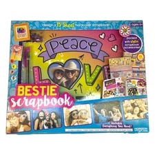 Bestie Scrapbooking DESIGN 15 SHEET HARDCOVER SCRAPBOOK HORIZON GROUP USA