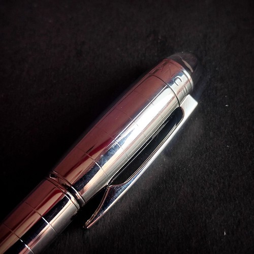 Penna a sfera Montblanc Chrome Checks Starwalker Roller - Foto 9 di 15