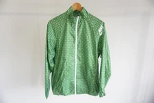 NIKE Men s Blouson with Tag Lightweight Polyester Dot Pattern Green Size L 770