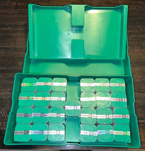 US Mint American Silver Eagle Monster Box w/ 2-Trays and 25 Empty US  Mint Tubes