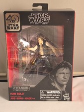 Star Wars Han Solo 40th Anniversary The Black Series Titanium Series  05 Sealed