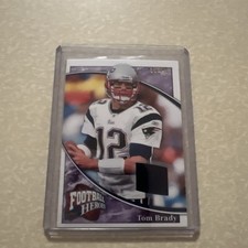 2009 Upper Deck Tom Brady UD Heroes Game Used jersey /50 Patriots Very Nice!