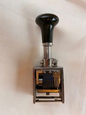 Numeratore meccanico Vintage " Universal" con scatola originale