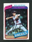 Nolan Ryan California A.L. All-Star Pitcher 1980 Topps MLB Baseball Card #580
