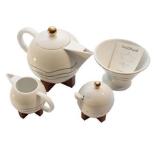 Vintage 1987 Michael Graves Swid Powell Memphis Style Big Dripper Coffee Set 