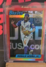 2025 Topps Chrome - 1990 Topps Baseball Ronald Acuña Jr. #90CB-2