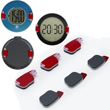 Metallplättchen Klebepads Parkscheibe Magnet Auto 6 Stück