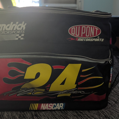 Jeff Gordon #24 DuPont Hendrick Motorsports NASCAR Backpack Black/Red/Yellow