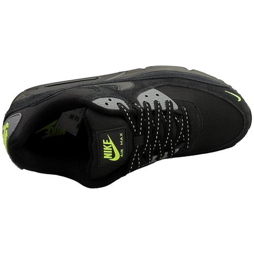 Nike Air Max 90 Mens Fashion Sneakers in Black Yellow - 10.5 US - 第 7/8 張圖片