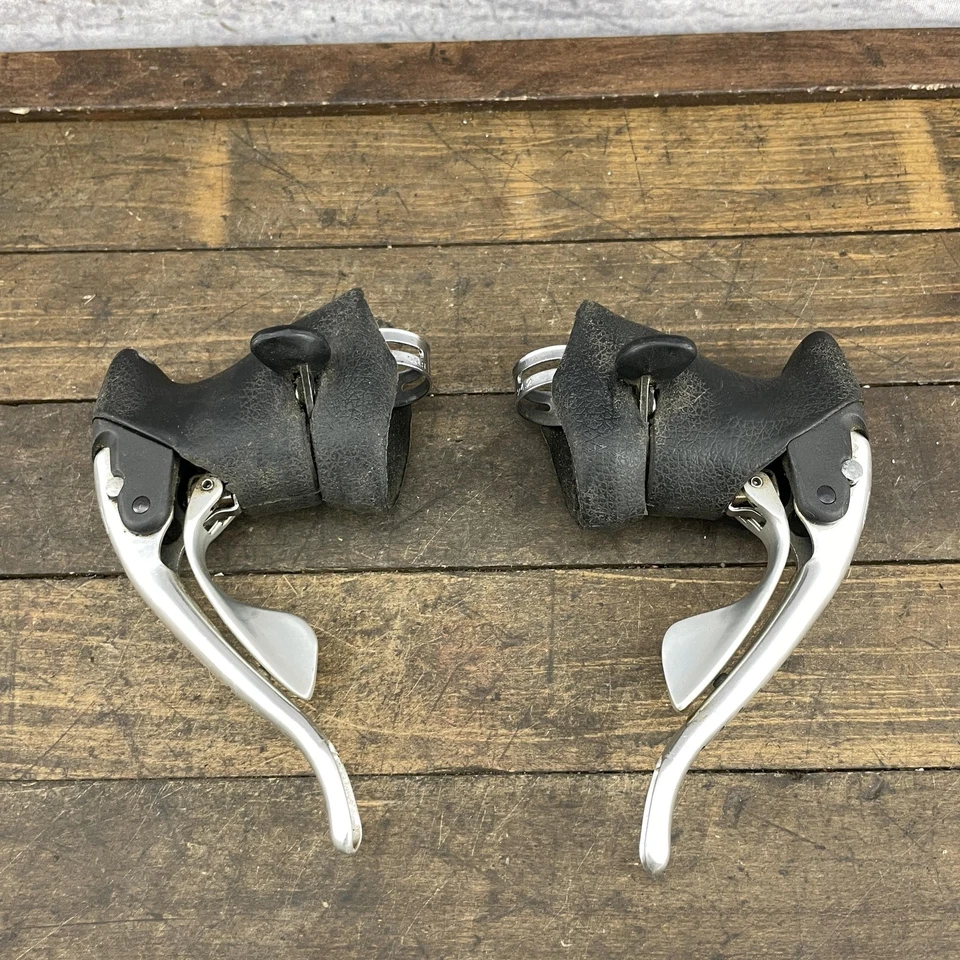 Vintage Campagnolo Chorus Shifters 3x8 Ergopower Carbon BB-System Shift Levers - Image 4 of 4