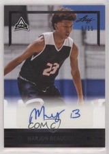 2021-22 Leaf Memories 1991 Base Black 5/15 MarJon Beauchamp #GLR-MJB Auto 0u66