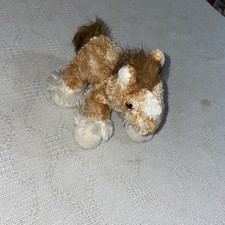 Aurora Tan Horse White Feet Plush Toy