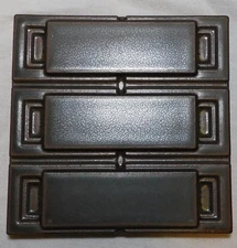 MOTAWI TILEWORKS Storer House Triplet 6" x 6" Frank Lloyd Wright