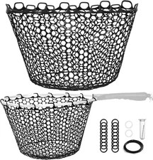 Rubber Net Replacement Fishing Net Bag Fly Fishing Foldable Fish Land